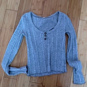 Aeropostale grey sweater top *like new condition*
